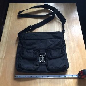 Slim Black Crossbody Bag Purse